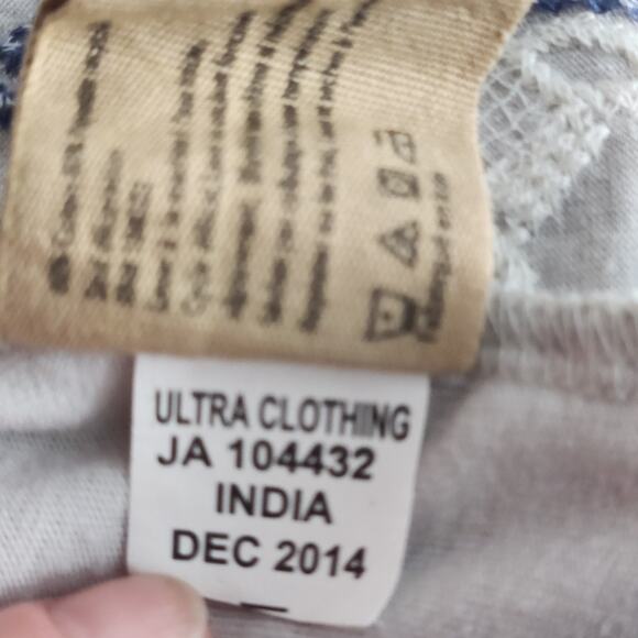 Living Planet Embroidered Pale Gray Open Top Size Medium MSRP $120 - Picture 7 of 12